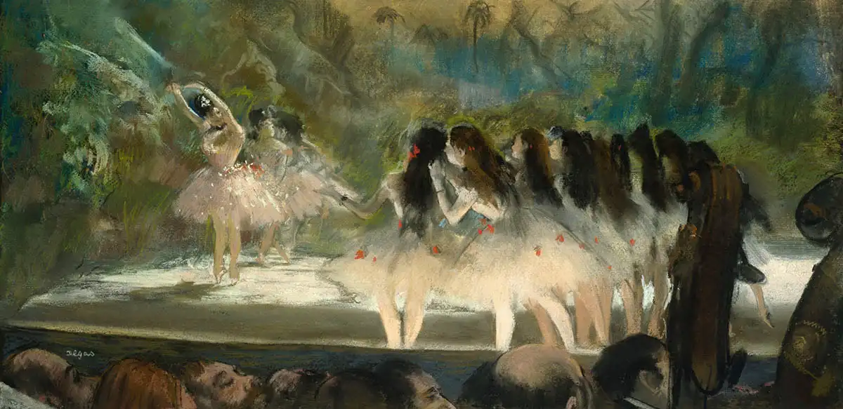 Ballet at the Paris Opera by Edgar Degas, 1877